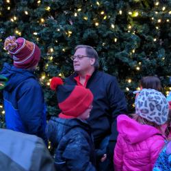 Mayor Dave Kline - 2019 Tree Lighting at Tallmadge Circle