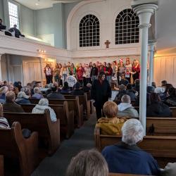 2024 Tree Lighting - Program in Congregational Church at the Circle